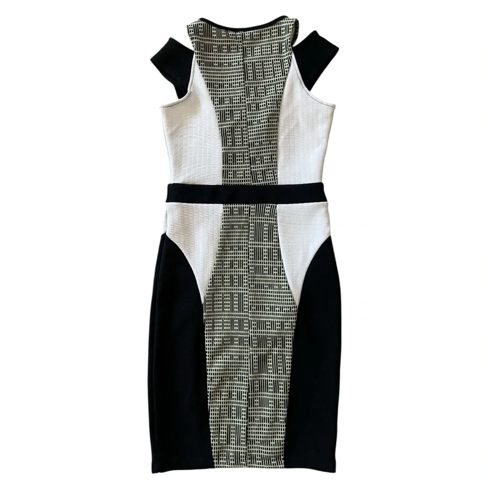 River Island | Black and White Women's Dress Size Medium 6 - Picture 14 of 15